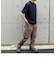【WEB限定】SHIPS any: BLAH BLAH BLAH.ワンポイント 刺繍 ルーズ Tシャツ(ユニセックス)◇