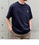 【WEB限定】SHIPS any: BLAH BLAH BLAH.ワンポイント 刺繍 ルーズ Tシャツ(ユニセックス)◇