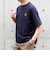 【WEB限定】SHIPS any: BLAH BLAH BLAH.ワンポイント 刺繍 ルーズ Tシャツ(ユニセックス)◇