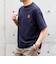 【WEB限定】SHIPS any: BLAH BLAH BLAH.ワンポイント 刺繍 ルーズ Tシャツ(ユニセックス)◇