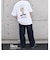 SHIPS any: SNOOPY コラボ カルチャー グラフィック バック プリント Tシャツ◇