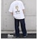 SHIPS any: SNOOPY コラボ カルチャー グラフィック バック プリント Tシャツ◇