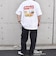 SHIPS any: SNOOPY コラボ カルチャー グラフィック バック プリント Tシャツ◇