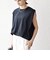 〈抗菌防臭/洗濯機可能〉USAコットン ラウンドヘム ノースリーブ TEE