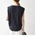 〈抗菌防臭/洗濯機可能〉USAコットン ラウンドヘム ノースリーブ TEE
