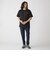 LACOSTE: TH5582-99 アウトラインクロック クルーネック Tシャツ