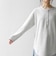 〈洗濯機可能〉ワッフル ヘンリーネック ラウンドヘム プルオーバー