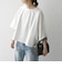 【WEB限定】〈洗濯機可能〉インレイ ハーフスリーブ ショートTEE