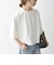 【WEB限定】〈洗濯機可能〉インレイ ハーフスリーブ ショートTEE