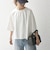 【WEB限定】〈洗濯機可能〉インレイ ハーフスリーブ ショートTEE