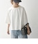 【WEB限定】〈洗濯機可能〉インレイ ハーフスリーブ ショートTEE