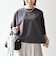 【WEB限定】〈洗濯機可能〉インレイ ハーフスリーブ ショートTEE