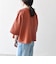 【WEB限定】〈洗濯機可能〉インレイ ハーフスリーブ ショートTEE