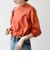 【WEB限定】〈手洗い可能〉スウェットライク ニット プルオーバー
