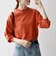 【WEB限定】〈手洗い可能〉スウェットライク ニット プルオーバー