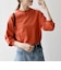【WEB限定】〈手洗い可能〉スウェットライク ニット プルオーバー