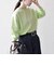【WEB限定】〈手洗い可能〉スウェットライク ニット プルオーバー