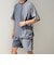 【WEB限定】〈接触冷感/撥水〉ワッシャーナイロン スピンドル Tシャツ＋イージーショーツ セットアップ◇