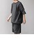 【WEB限定】〈接触冷感/撥水〉ワッシャーナイロン スピンドル Tシャツ＋イージーショーツ セットアップ◇