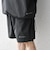【WEB限定】〈接触冷感/撥水〉ワッシャーナイロン スピンドル Tシャツ＋イージーショーツ セットアップ◇