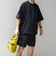 【WEB限定】〈接触冷感/撥水〉ワッシャーナイロン スピンドル Tシャツ＋イージーショーツ セットアップ◇