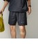 【WEB限定】〈接触冷感/撥水〉ワッシャーナイロン スピンドル Tシャツ＋イージーショーツ セットアップ◇