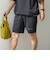 【WEB限定】〈接触冷感/撥水〉ワッシャーナイロン スピンドル Tシャツ＋イージーショーツ セットアップ◇
