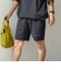 【WEB限定】〈接触冷感/撥水〉ワッシャーナイロン スピンドル Tシャツ＋イージーショーツ セットアップ◇