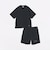 【WEB限定】〈接触冷感/撥水〉ワッシャーナイロン スピンドル Tシャツ＋イージーショーツ セットアップ◇