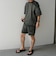 【WEB限定】〈接触冷感/撥水〉ワッシャーナイロン スピンドル Tシャツ＋イージーショーツ セットアップ◇