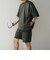 【WEB限定】〈接触冷感/撥水〉ワッシャーナイロン スピンドル Tシャツ＋イージーショーツ セットアップ◇