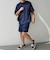 【WEB限定】〈接触冷感/撥水〉ワッシャーナイロン スピンドル Tシャツ＋イージーショーツ セットアップ◇