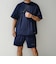 【WEB限定】〈接触冷感/撥水〉ワッシャーナイロン スピンドル Tシャツ＋イージーショーツ セットアップ◇