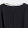 【WEB限定】〈洗濯機可能〉ダブルクロス ウエスト タック Aライン ワンピース ［NAVY BLUE］