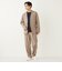 【一部WEB限定】〈手洗い可能〉TR ノーカラー ジャケット(セットアップ可能)◇