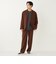 【一部WEB限定】〈手洗い可能〉TR ノーカラー ジャケット(セットアップ可能)◇