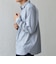 SHIPS any: ストライプ / ソリッド リラックス レギュラーカラー シャツ 26AW◇