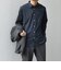 SHIPS any: ストライプ / ソリッド リラックス レギュラーカラー シャツ 26AW◇