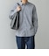 SHIPS any: ストライプ / ソリッド リラックス レギュラーカラー シャツ 26AW◇