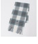 【WEB限定/SHIPS別注】John Scott: ワンポイント ロゴ ラムウール マフラー