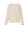〈手洗い可能〉ラメ リブ クルーネック ニット◇