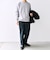 SHIPS any: 〈手洗い可能〉コットン カシミヤ スウェットライク ニット 24FW◇