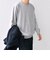 SHIPS any: 〈手洗い可能〉コットン カシミヤ スウェットライク ニット 24FW◇