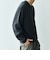 SHIPS any: 〈手洗い可能〉コットン カシミヤ スウェットライク ニット 24FW◇