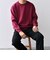 SHIPS any: 〈手洗い可能〉コットン カシミヤ スウェットライク ニット 24FW◇