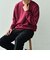 SHIPS any: 〈手洗い可能〉コットン カシミヤ スウェットライク ニット 24FW◇