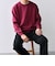 SHIPS any: 〈手洗い可能〉コットン カシミヤ スウェットライク ニット 24FW◇