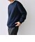 SHIPS any: 〈手洗い可能〉コットン カシミヤ スウェットライク ニット 24FW◇