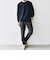 SHIPS any: 〈手洗い可能〉コットン カシミヤ スウェットライク ニット 24FW◇