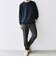 SHIPS any: 〈手洗い可能〉コットン カシミヤ スウェットライク ニット 24FW◇